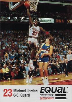 1989-90 Equal Chicago Bulls #NNO Michael Jordan Front
