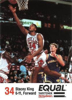 1989-90 Equal Chicago Bulls #NNO Stacey King Front