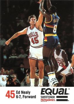 1989-90 Equal Chicago Bulls #NNO Ed Nealy Front