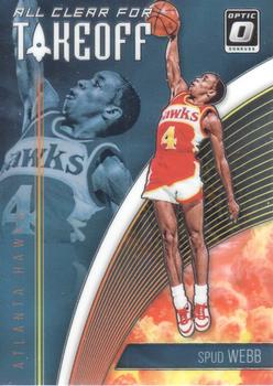 2018-19 Donruss Optic - All Clear for Takeoff #7 Spud Webb Front