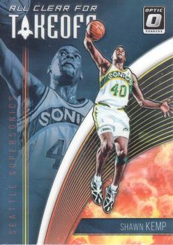 2018-19 Donruss Optic - All Clear for Takeoff #9 Shawn Kemp Front