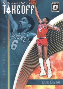 2018-19 Donruss Optic - All Clear for Takeoff #13 Julius Erving Front