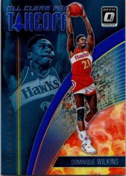 2018-19 Donruss Optic - All Clear for Takeoff Blue #3 Dominique Wilkins Front