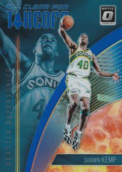 2018-19 Donruss Optic - All Clear for Takeoff Blue #9 Shawn Kemp Front