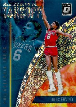 2018-19 Donruss Optic - All Clear for Takeoff Fast Break Holo #13 Julius Erving Front