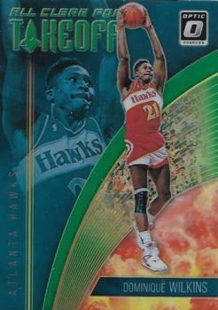 2018-19 Donruss Optic - All Clear for Takeoff Green #3 Dominique Wilkins Front