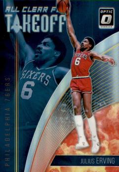 2018-19 Donruss Optic - All Clear for Takeoff Holo #13 Julius Erving Front
