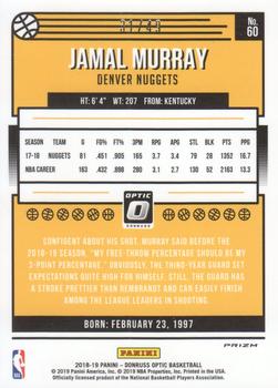 2018-19 Donruss Optic - Blue #60 Jamal Murray Back