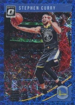 2018-19 Donruss Optic - Blue Velocity #2 Stephen Curry Front