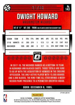 2018-19 Donruss Optic - Choice Red #143 Dwight Howard Back