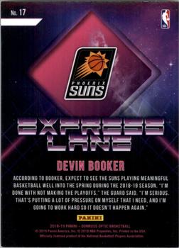 2018-19 Donruss Optic - Express Lane #17 Devin Booker Back