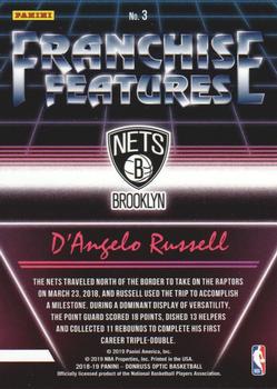 2018-19 Donruss Optic - Franchise Features #3 D'Angelo Russell Back