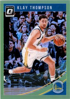 2018-19 Donruss Optic - Lime Green #12 Klay Thompson Front