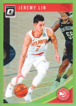 2018-19 Donruss Optic - Lime Green #16 Jeremy Lin Front