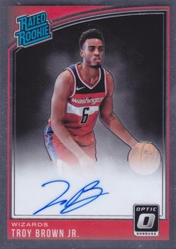 2018-19 Donruss Optic - Rated Rookies Signatures #192 Troy Brown Jr. Front