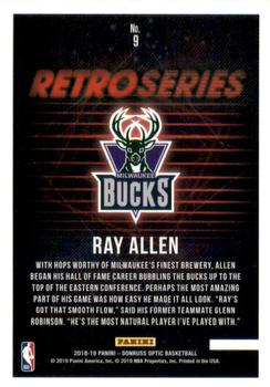 2018-19 Donruss Optic - Retro Series #9 Ray Allen Back