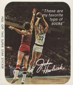 1975 Orion Socks John Havlicek Sticker #NNO John Havlicek Front