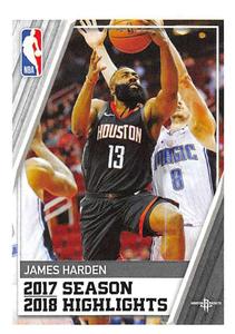 2018-19 Panini NBA Stickers European #4 James Harden Front