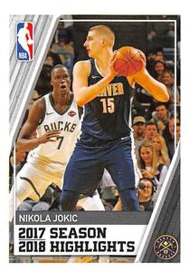 2018-19 Panini NBA Stickers European #5 Nikola Jokic Front