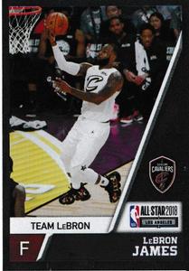 2018-19 Panini NBA Stickers European #7 Lebron James Front
