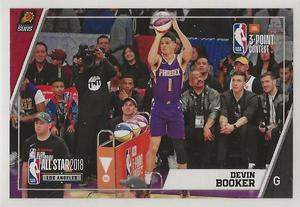 2018-19 Panini NBA Stickers European #11 Devin Booker Front