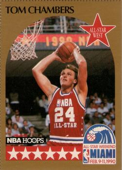 1990-91 Hoops - All-Star Program Perforated #NNO Tom Chambers Front