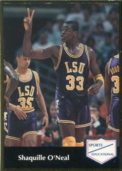 1991-92 Sports Educational - 1992 National Convention Promos #7 Shaquille O'Neal Front
