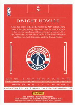 2018-19 Panini Impeccable - Silver #78 Dwight Howard Back