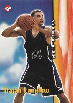 1999 Collector's Edge - Heir Supply #HS5 Trajan Langdon Front