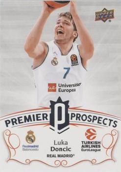 2017-18 Upper Deck EuroLeague - Premier Prospects #PP-1 Luka Doncic Front
