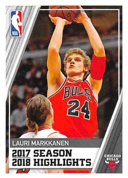 2018-19 Panini NBA Stickers #4 Lauri Markkanen Front