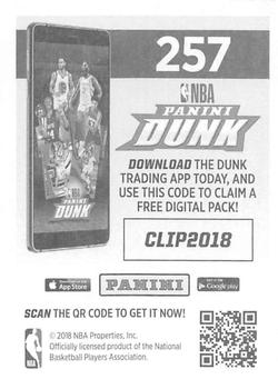 2018-19 Panini NBA Stickers #257 Clippers Logo Back