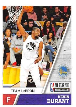 2018-19 Panini NBA Stickers #418 Kevin Durant Front