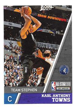 2018-19 Panini NBA Stickers #431 Karl-Anthony Towns Front