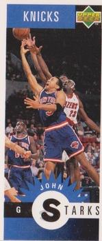 1996-97 Collector's Choice - Mini-Cards #M55 John Starks Front