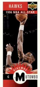 1996-97 Collector's Choice - Mini-Cards #M91 Dikembe Mutombo Front