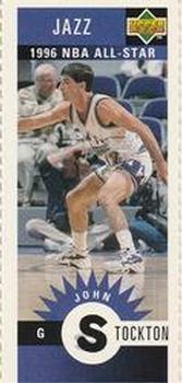 1996-97 Collector's Choice - Mini-Cards #M174 John Stockton Front