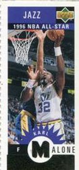 1996-97 Collector's Choice - Mini-Cards Gold #M83 Karl Malone Front