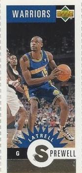 1996-97 Collector's Choice - Mini-Cards Gold #M118 Latrell Sprewell Front