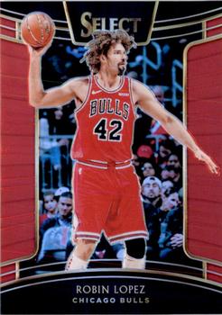 2018-19 Panini Select - Red Prizms #5 Robin Lopez Front