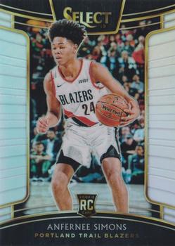 2018-19 Panini Select - Silver Prizms #39 Anfernee Simons Front