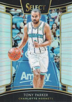 2018-19 Panini Select - Silver Prizms #62 Tony Parker Front