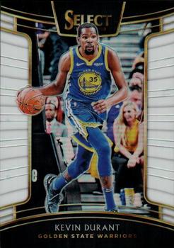 2018-19 Panini Select - White Prizms #31 Kevin Durant Front