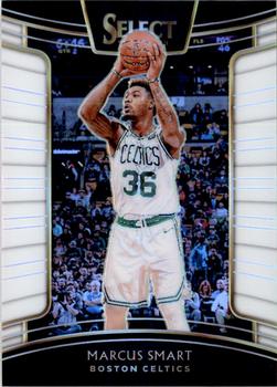 2018-19 Panini Select - White Prizms #40 Marcus Smart Front