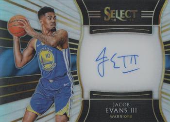 2018-19 Panini Select - Rookie Signatures #RS-JEV Jacob Evans III Front