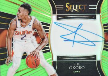 2018-19 Panini Select - Rookie Signatures Neon Green Prizms #RS-EOK Elie Okobo Front