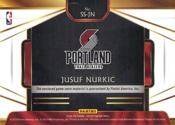 2018-19 Panini Select - Swatches #SS-JN Jusuf Nurkic Back