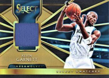 2018-19 Panini Select - Swatches Copper Prizms #SS-KG Kevin Garnett Front