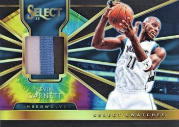 2018-19 Panini Select - Swatches Tie-Dye Prizms #SS-KG Kevin Garnett Front