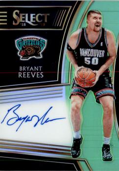 2018-19 Panini Select - Signatures Neon Green Prizms #SG-BRV Bryant Reeves Front